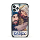 I Love You Daddy Personalised Photo Upload and Name Apple iPhone 11 Pro in Silver with Black Impact Case