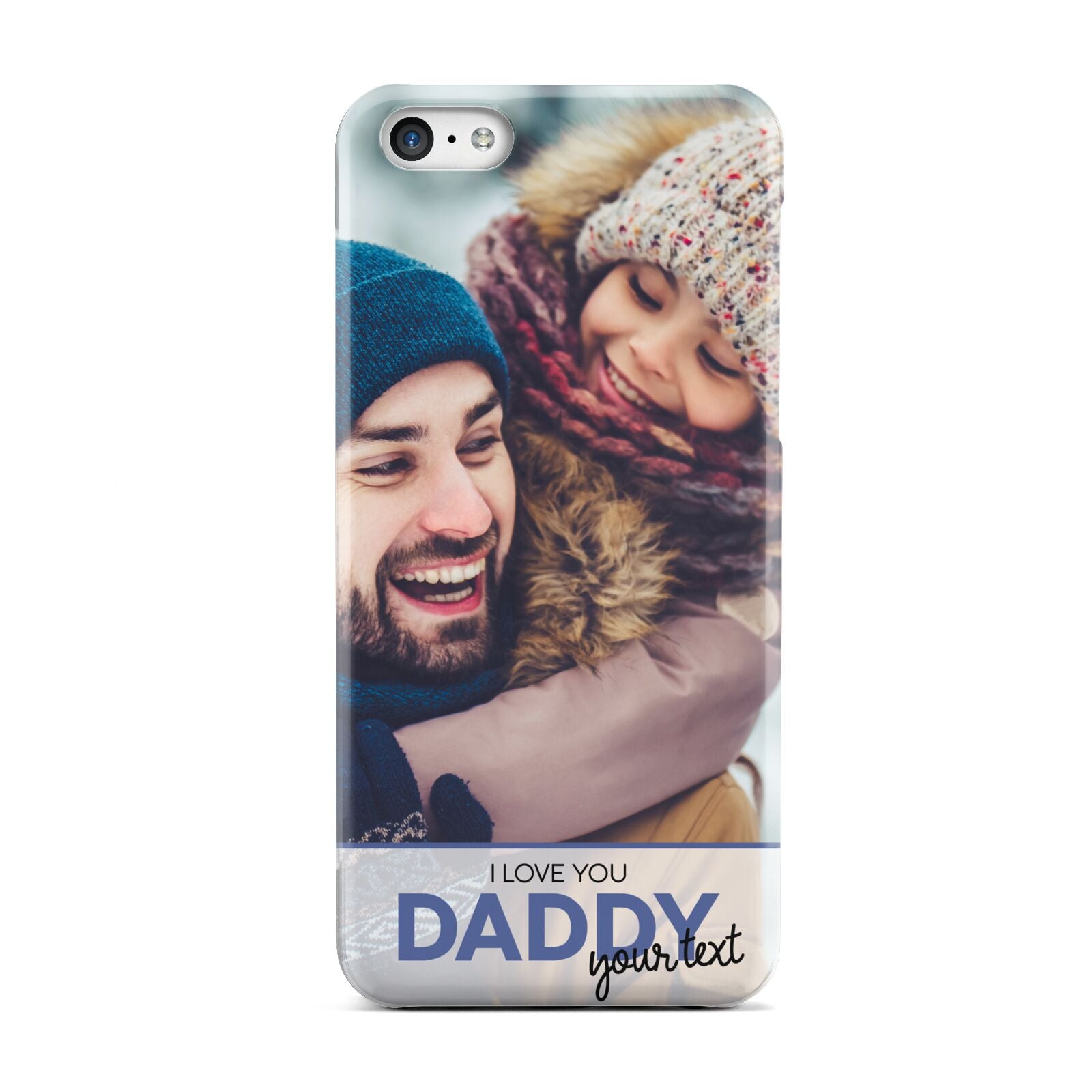 I Love You Daddy Personalised Photo Upload and Name Apple iPhone 5c Case