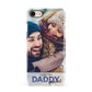 I Love You Daddy Personalised Photo Upload and Name Apple iPhone 7 8 3D Snap Case