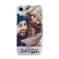 I Love You Daddy Personalised Photo Upload and Name Apple iPhone XR White 3D Tough Case