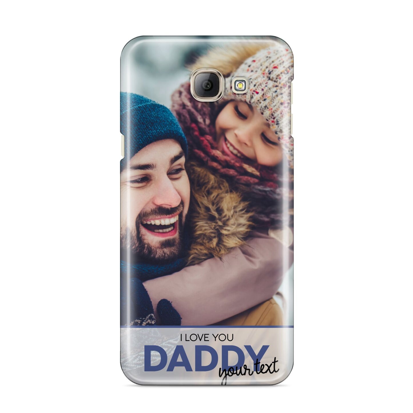 I Love You Daddy Personalised Photo Upload and Name Samsung Galaxy A8 2016 Case