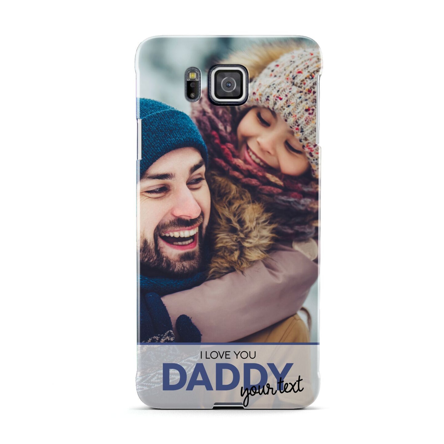 I Love You Daddy Personalised Photo Upload and Name Samsung Galaxy Alpha Case
