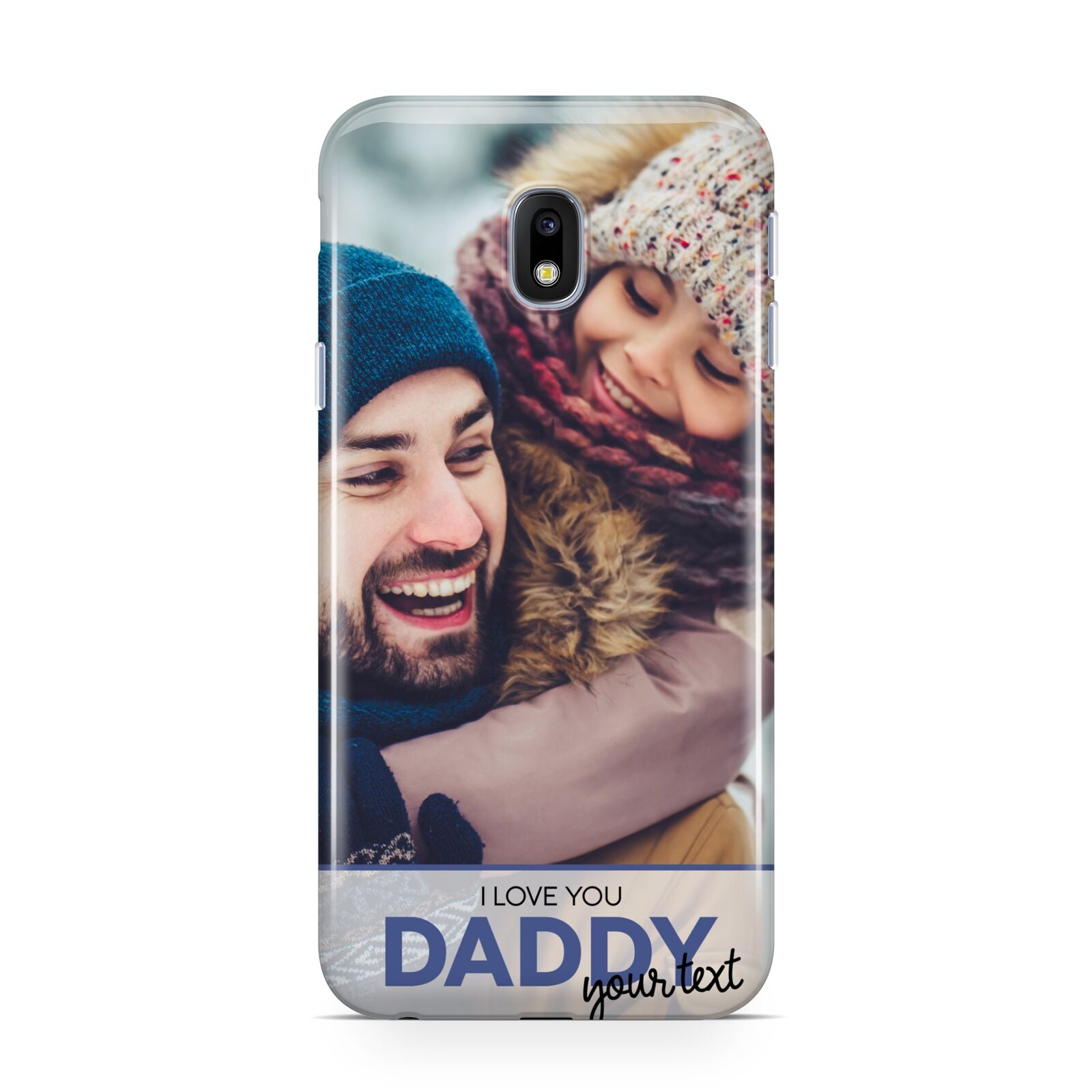 I Love You Daddy Personalised Photo Upload and Name Samsung Galaxy J3 2017 Case