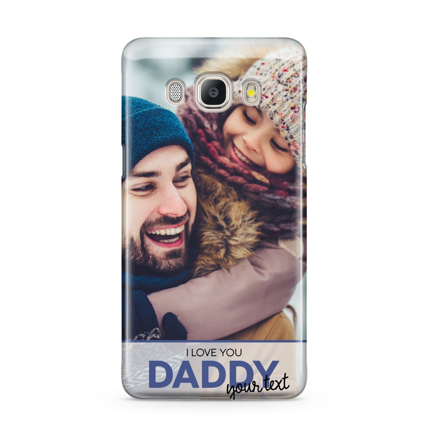 I Love You Daddy Personalised Photo Upload and Name Samsung Galaxy J5 2016 Case