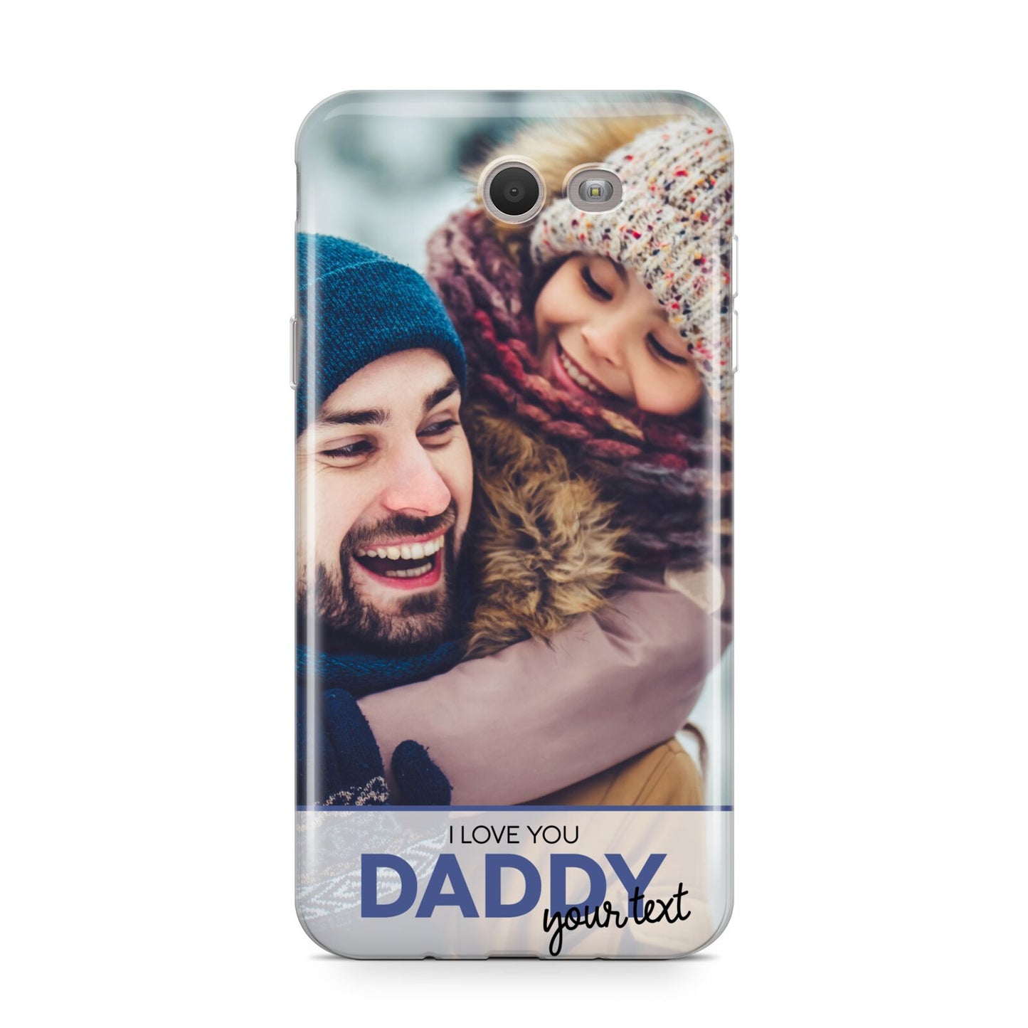 I Love You Daddy Personalised Photo Upload and Name Samsung Galaxy J7 2017 Case