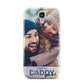 I Love You Daddy Personalised Photo Upload and Name Samsung Galaxy S4 Case