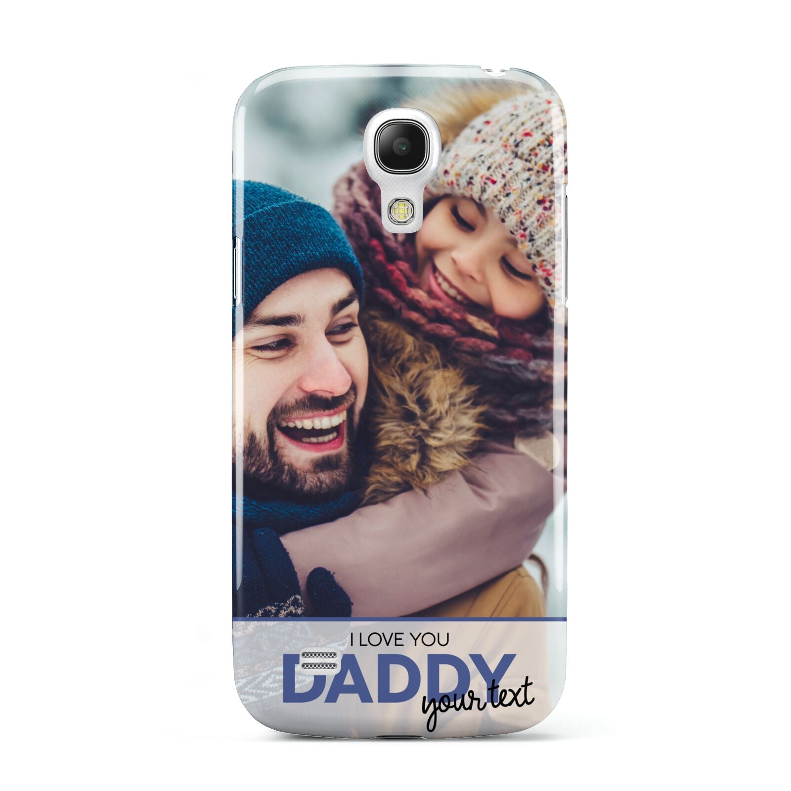 I Love You Daddy Personalised Photo Upload and Name Samsung Galaxy S4 Mini Case