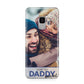 I Love You Daddy Personalised Photo Upload and Name Samsung Galaxy S9 Case