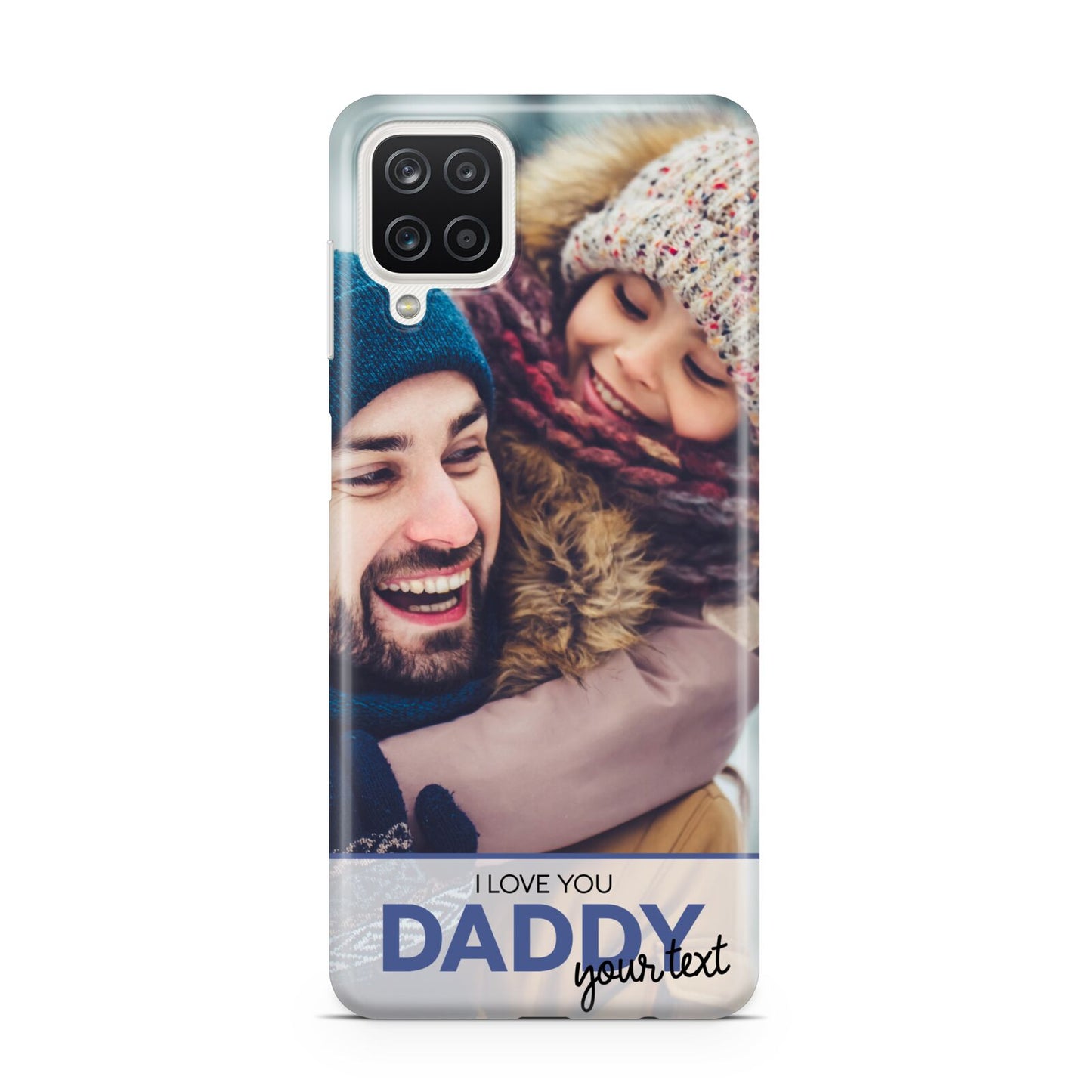 I Love You Daddy Personalised Photo Upload and Name Samsung M12 Case