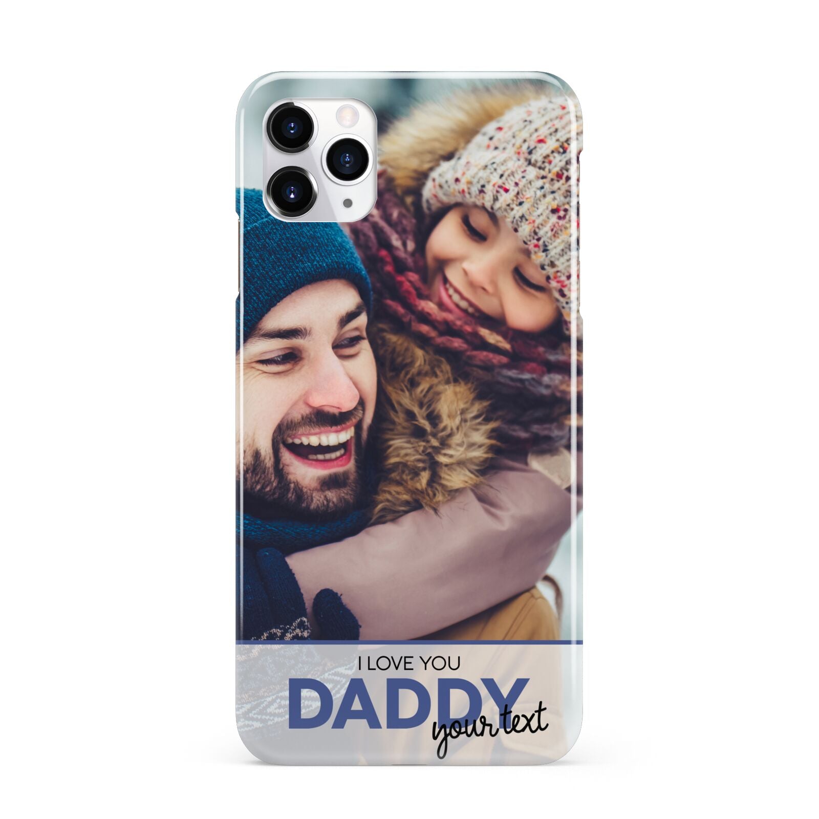 I Love You Daddy Personalised Photo Upload and Name iPhone 11 Pro Max 3D Snap Case