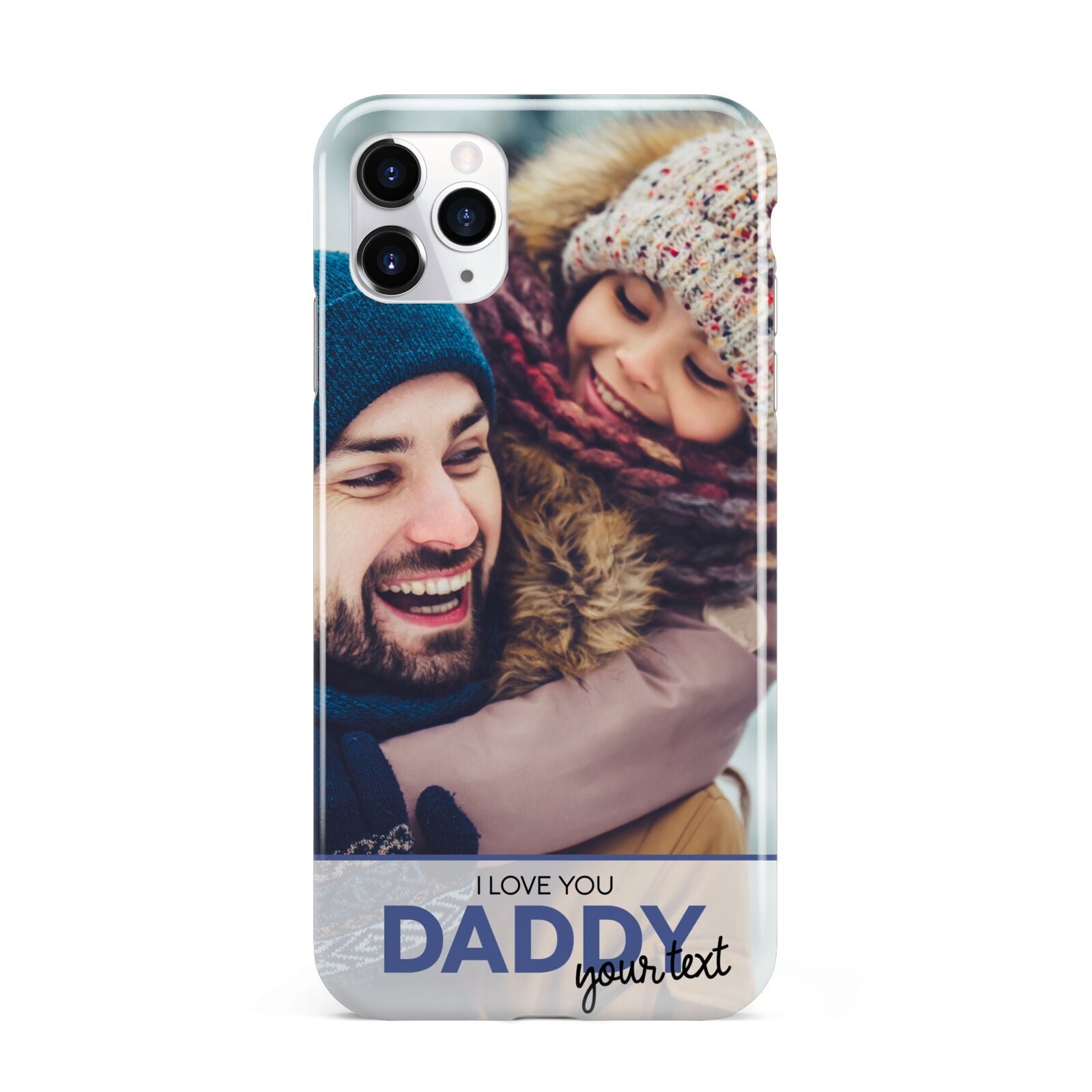 I Love You Daddy Personalised Photo Upload and Name iPhone 11 Pro Max 3D Tough Case