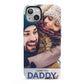 I Love You Daddy Personalised Photo Upload and Name iPhone 13 Full Wrap 3D Tough Case