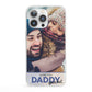 I Love You Daddy Personalised Photo Upload and Name iPhone 13 Pro Clear Bumper Case