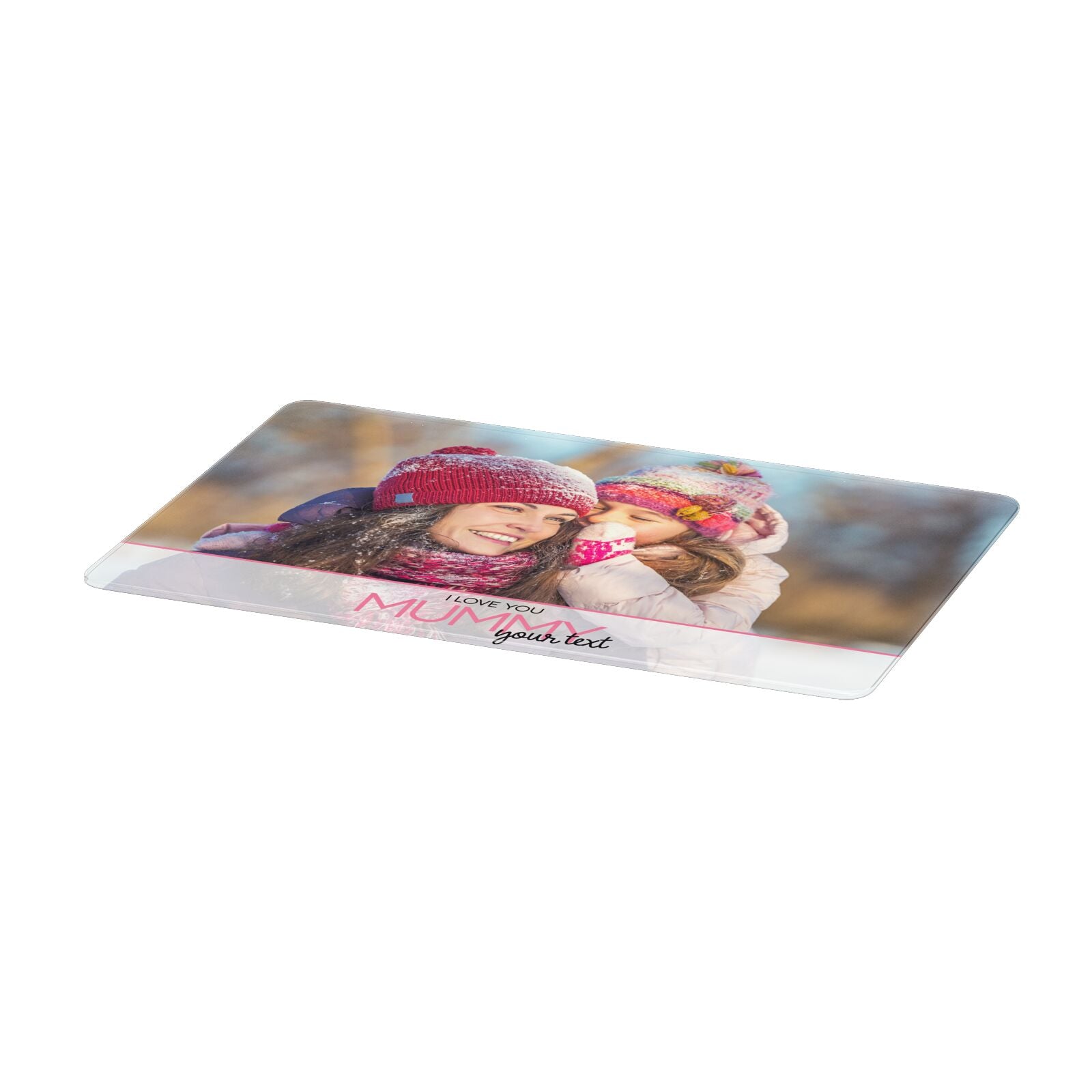 I Love You Mummy Personalised Photo Upload with Text Apple MacBook Case Only