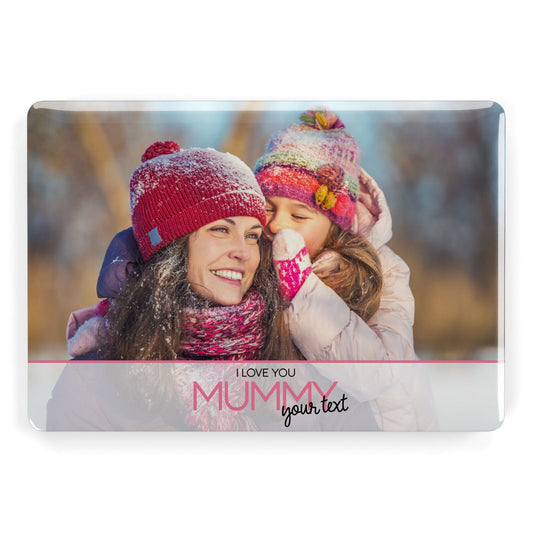 I Love You Mummy Personalised Photo Upload with Text Apple MacBook Case