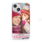 I Love You Mummy Personalised Photo Upload with Text iPhone 13 Mini Clear Bumper Case