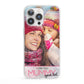 I Love You Mummy Personalised Photo Upload with Text iPhone 13 Pro Clear Bumper Case
