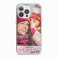 I Love You Mummy Personalised Photo Upload with Text iPhone 13 Pro TPU Impact Case with Pink Edges