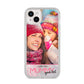 I Love You Mummy Personalised Photo Upload with Text iPhone 14 Plus Clear Tough Case Starlight