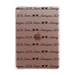 I Love You Repeat Apple iPad Rose Gold Case