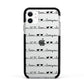I Love You Repeat Apple iPhone 11 in White with Black Impact Case
