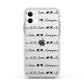 I Love You Repeat Apple iPhone 11 in White with White Impact Case
