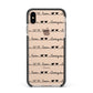 I Love You Repeat Apple iPhone Xs Max Impact Case Black Edge on Gold Phone