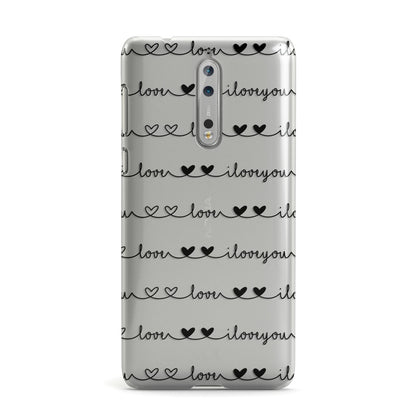 I Love You Repeat Nokia Case
