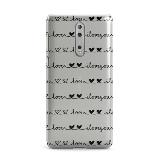 I Love You Repeat Nokia Case