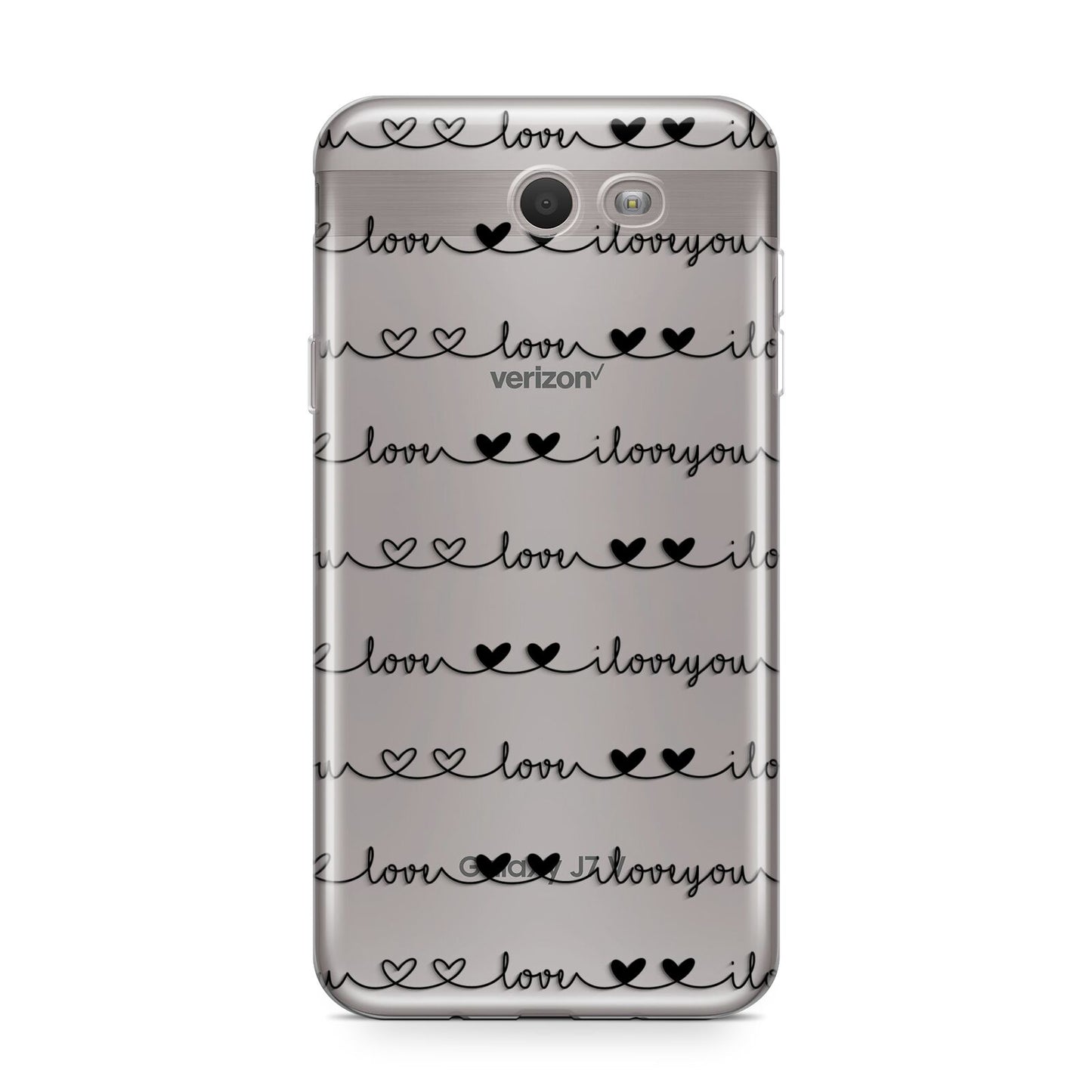 I Love You Repeat Samsung Galaxy J7 2017 Case
