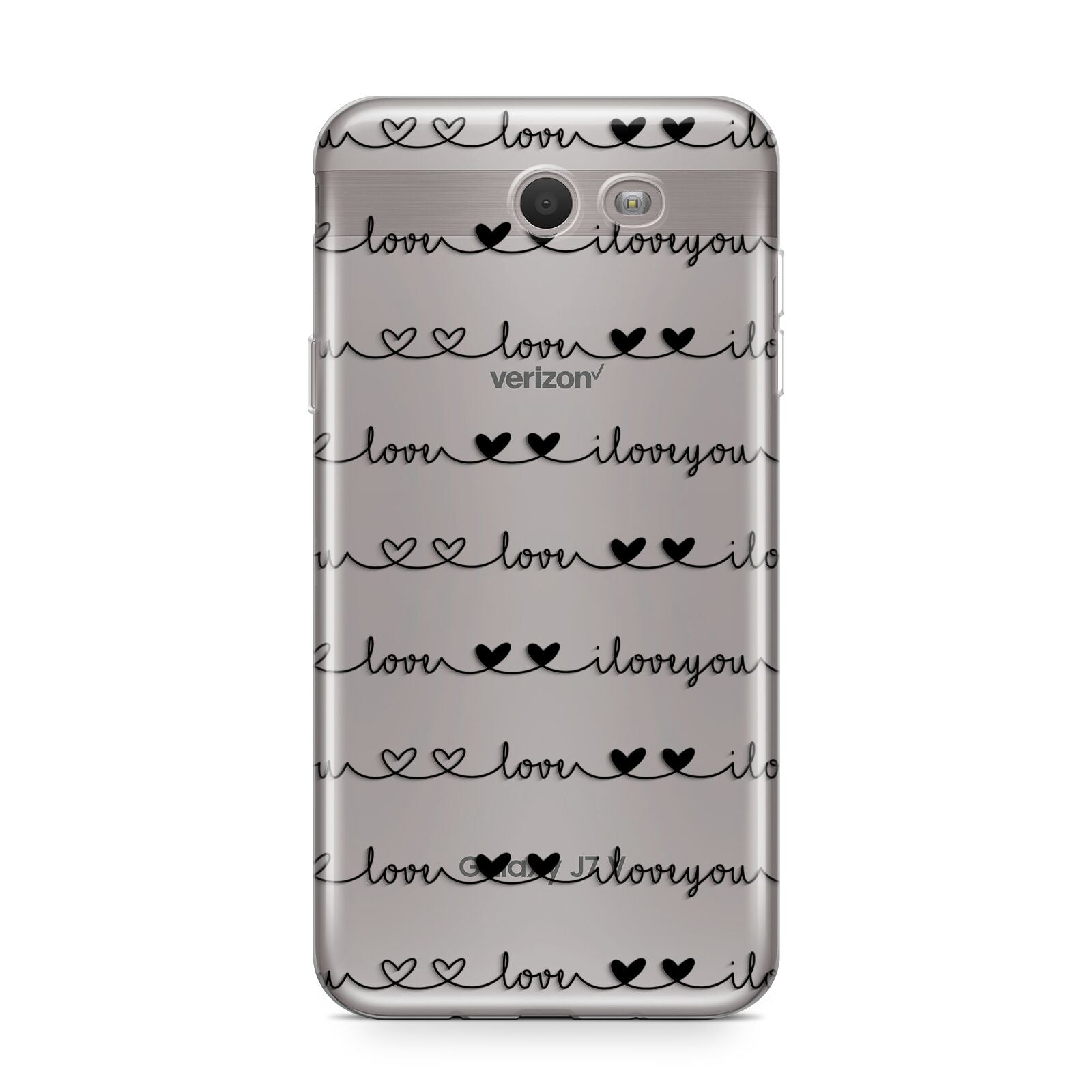I Love You Repeat Samsung Galaxy J7 2017 Case