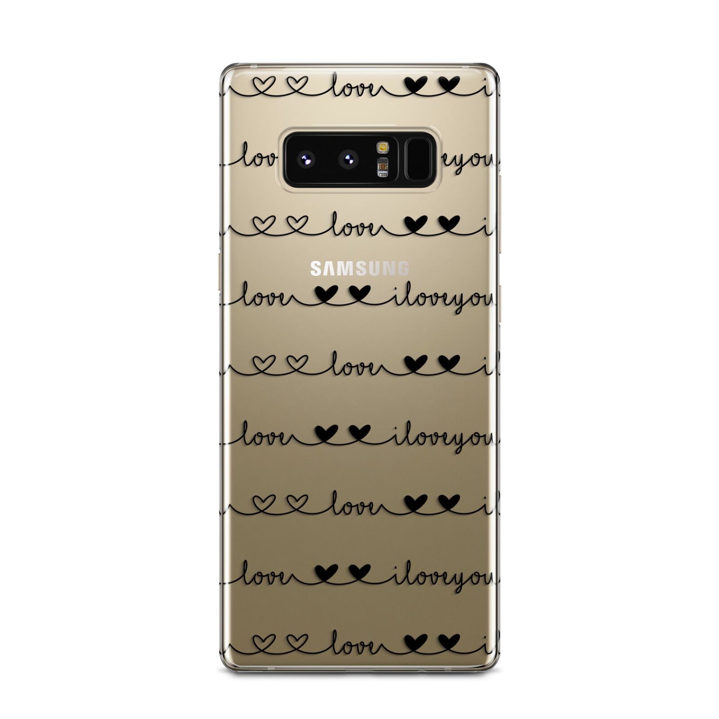 I Love You Repeat Samsung Galaxy Note 8 Case