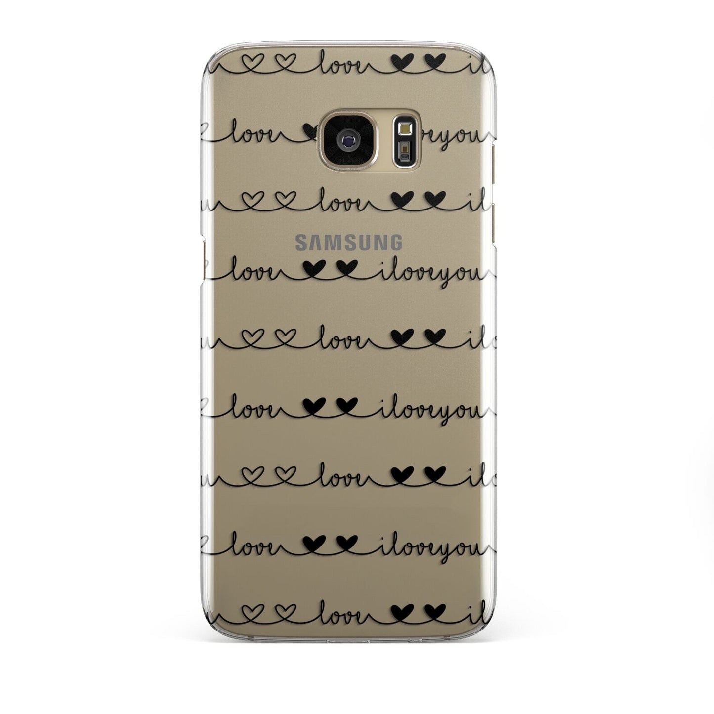 I Love You Repeat Samsung Galaxy S7 Edge Case