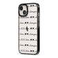 I Love You Repeat iPhone 13 Black Impact Case Side Angle on Silver phone