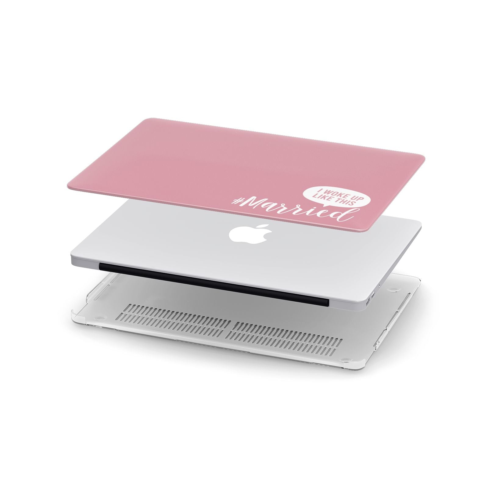 I Woke Up Like This Married Apple MacBook Case in Detail