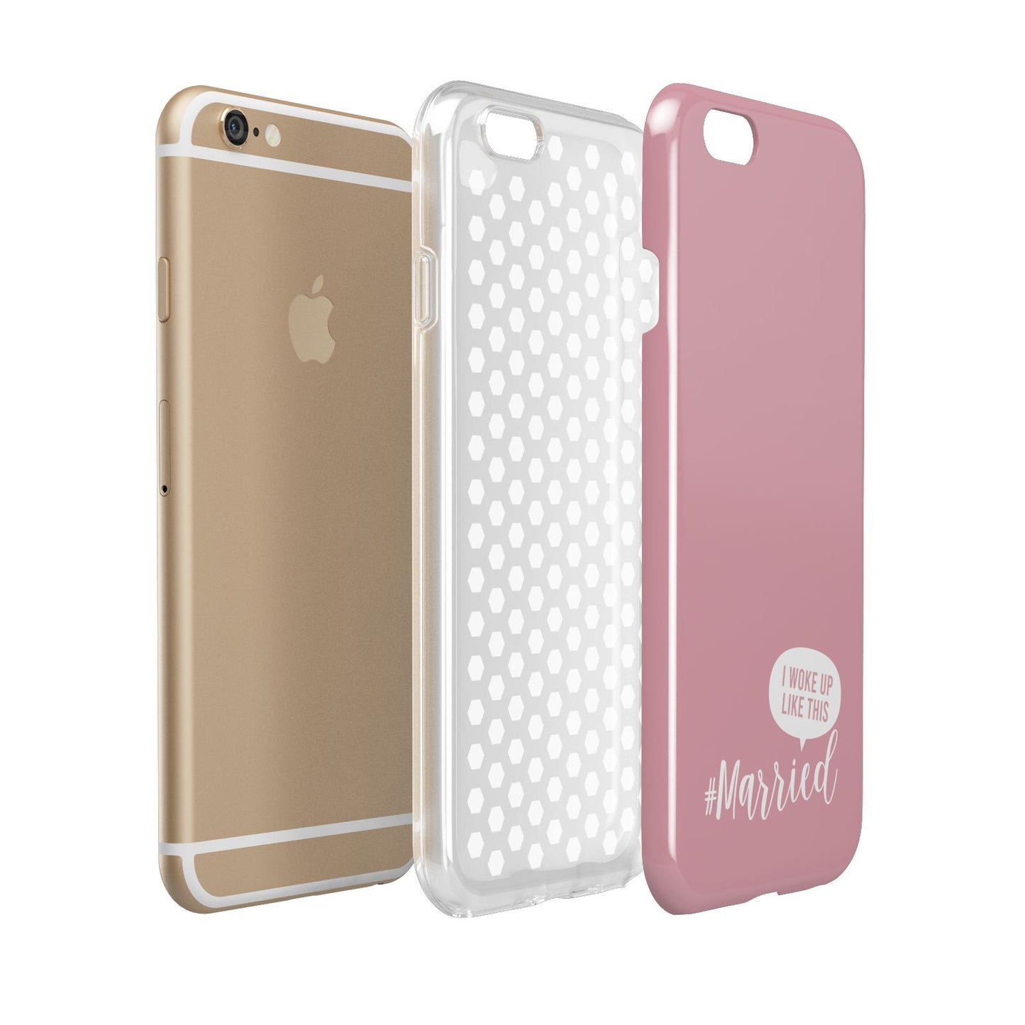 I Woke Up Like This Married Apple iPhone 6 3D Tough Case Expanded view