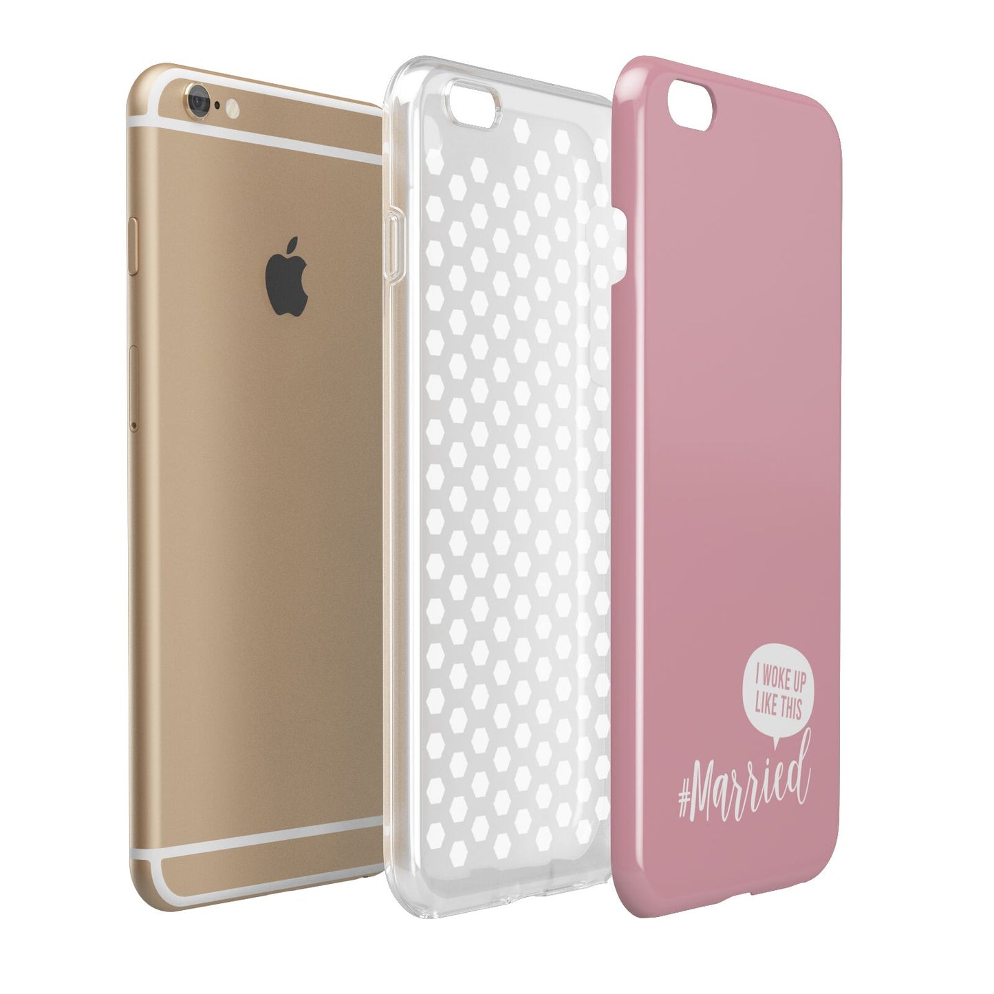 I Woke Up Like This Married Apple iPhone 6 Plus 3D Tough Case Expand Detail Image