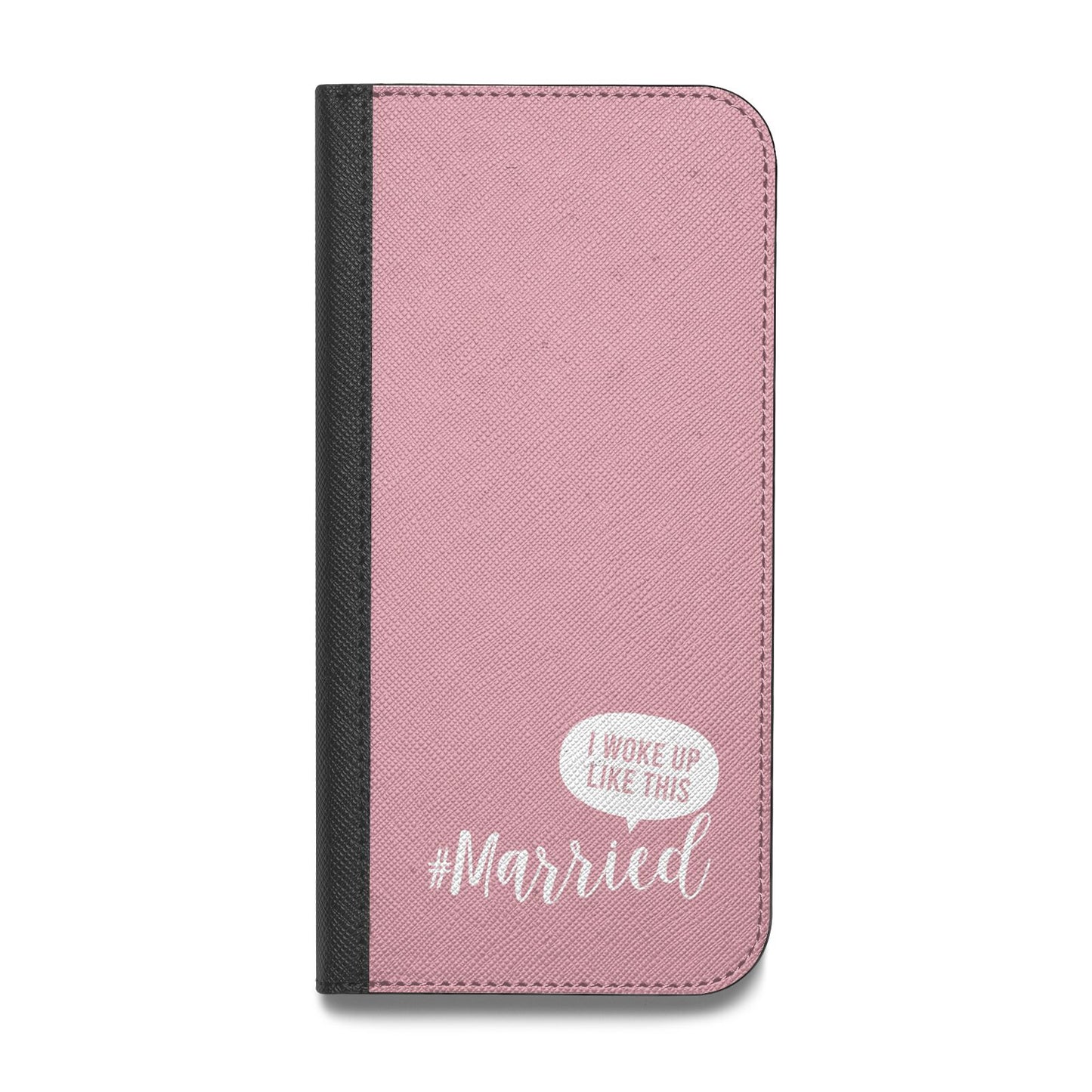 I Woke Up Like This Married Vegan Leather Flip Samsung Case