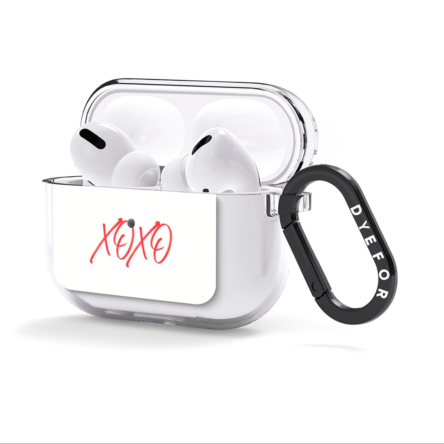I love you like xo AirPods Clear Case 3rd Gen Side Image