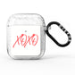 I love you like xo AirPods Glitter Case