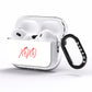 I love you like xo AirPods Pro Clear Case Side Image