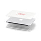 I love you like xo Apple MacBook Case in Detail