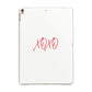 I love you like xo Apple iPad Gold Case