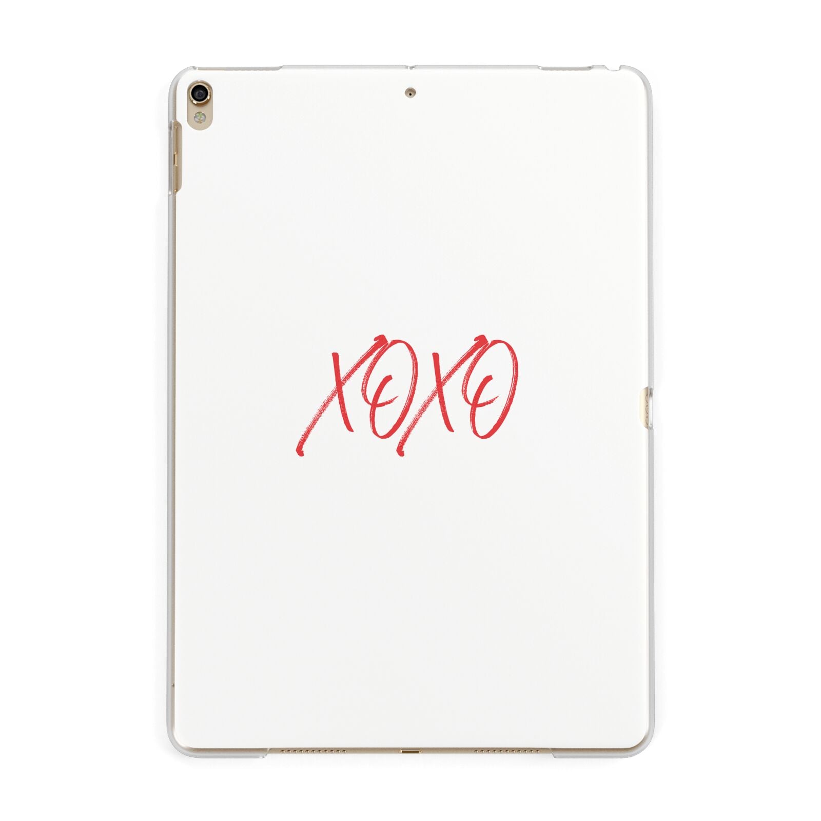 I love you like xo Apple iPad Gold Case