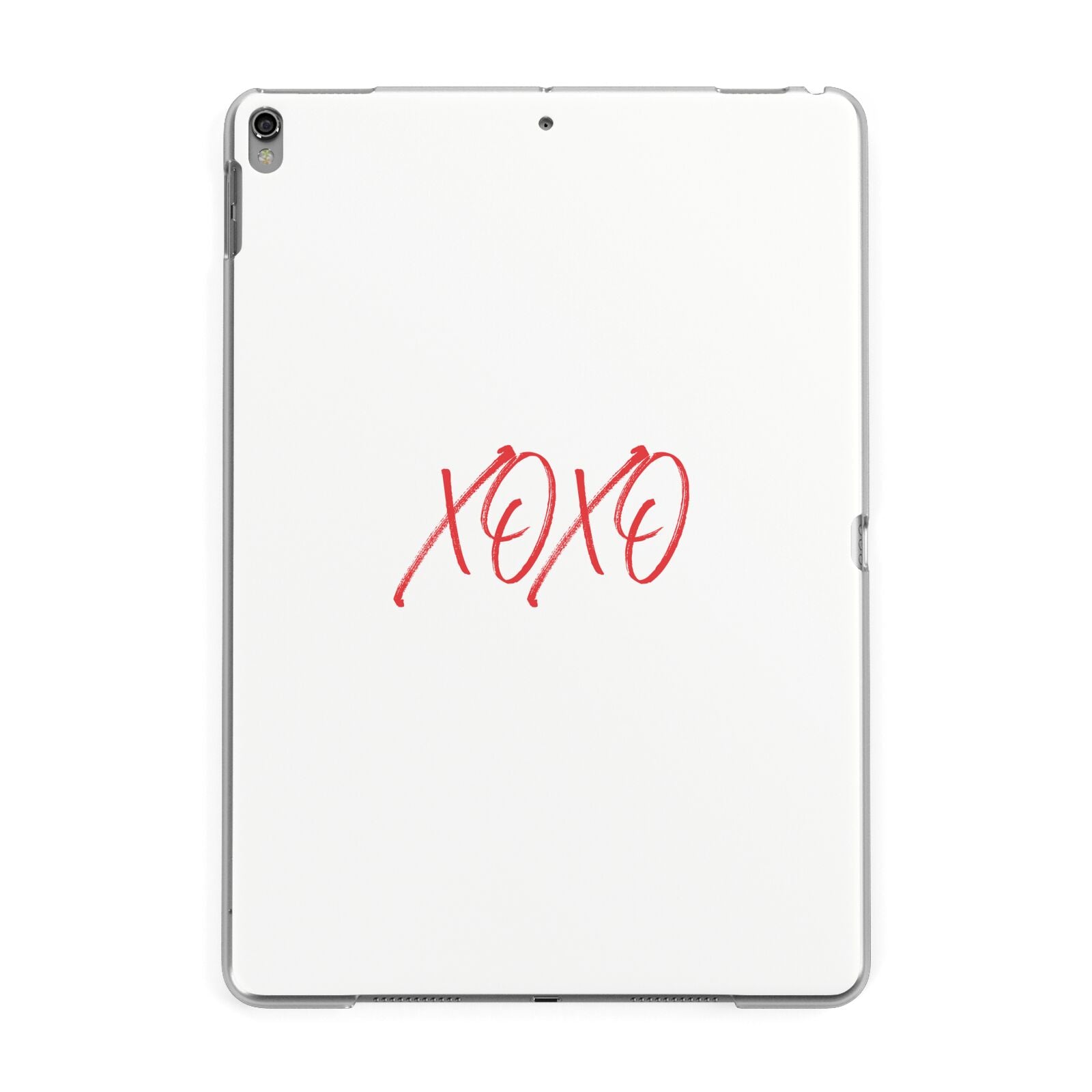 I love you like xo Apple iPad Grey Case