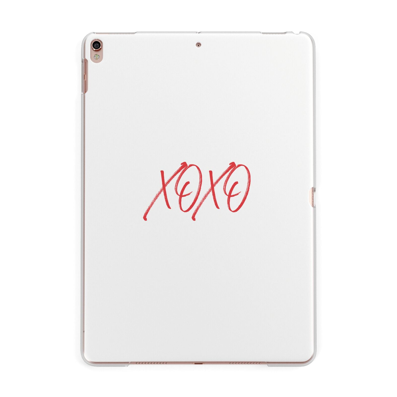I love you like xo Apple iPad Rose Gold Case