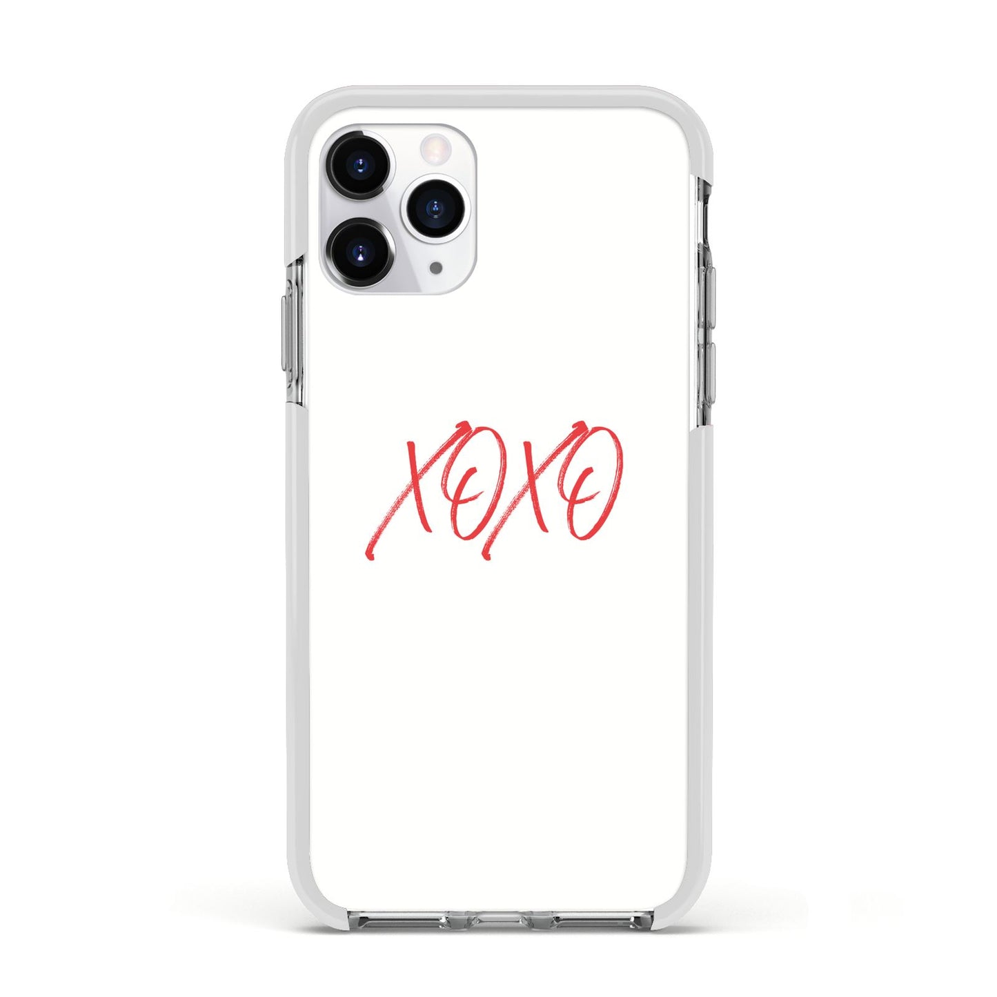 I love you like xo Apple iPhone 11 Pro in Silver with White Impact Case