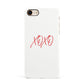 I love you like xo Apple iPhone 7 8 3D Snap Case