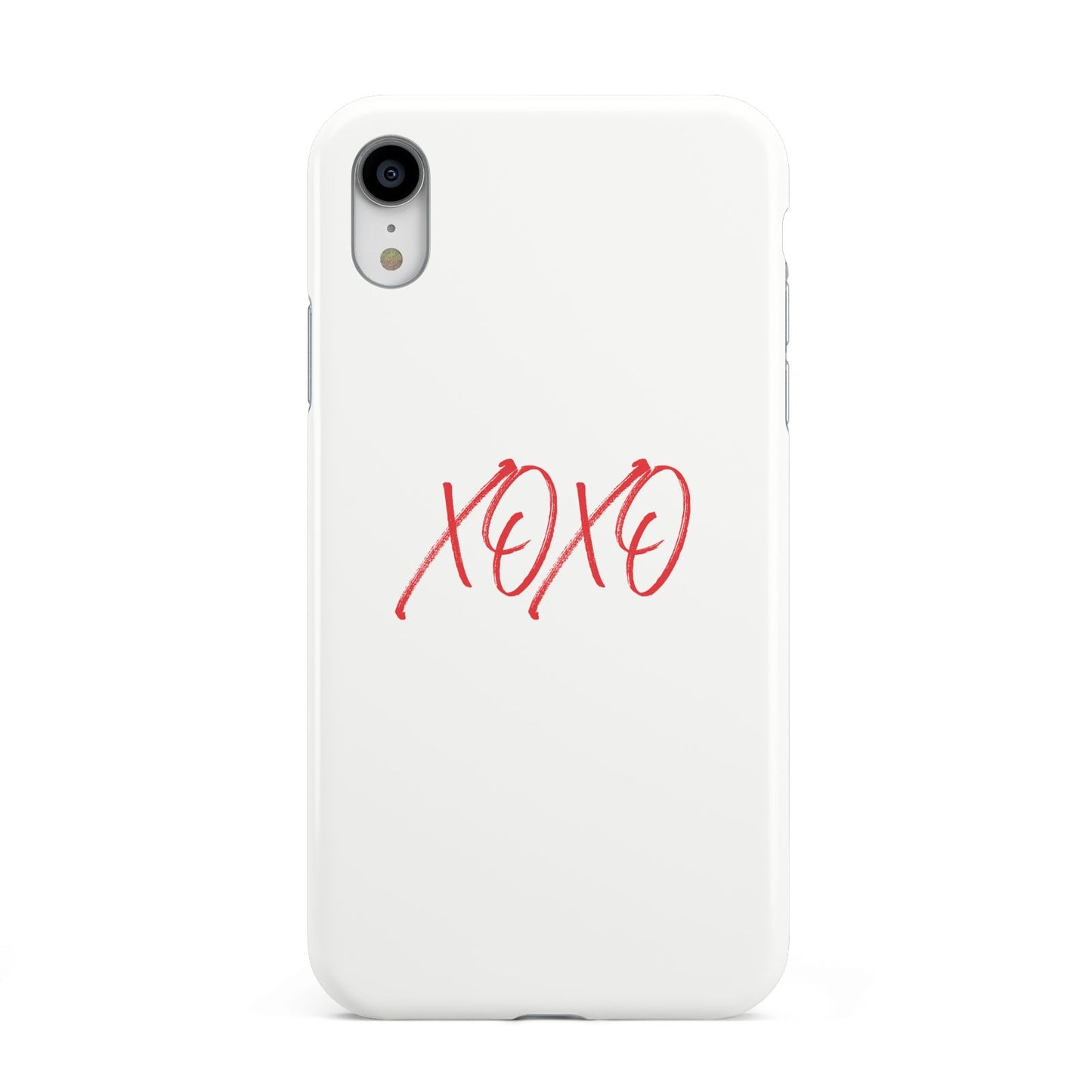 I love you like xo Apple iPhone XR White 3D Tough Case