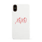 I love you like xo Apple iPhone XS 3D Snap Case